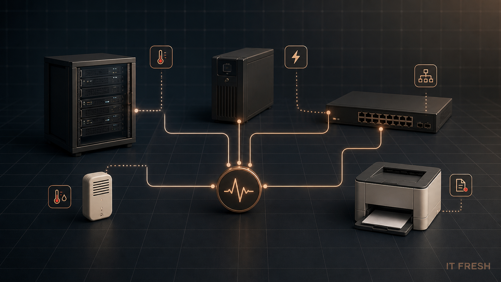 Общая карта IT Fresh для SNMP discovery сетевых устройств, принтеров и UPS